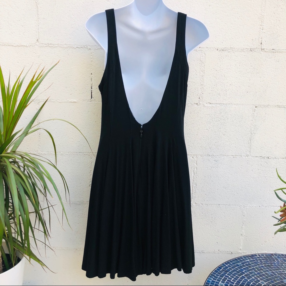 SEXY LOW BACK Black Bebe dress size small - Picture 3 of 4